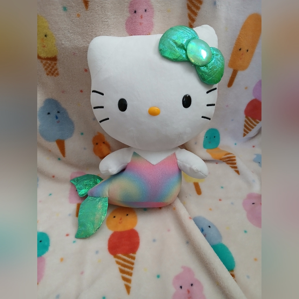 2/$18 Hello Kitty Mermaid Plush Sanrio Stuffed Toy TY Colllectable